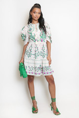 Floral Print Smock Dress