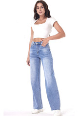 Straight Fit Front Pocketed Denim Jeans