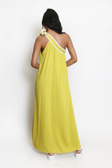 Tie One Shoulder Maxi Dress