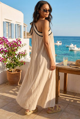 Tie One Shoulder Maxi Dress