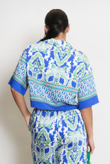 Floral Print Boxy Blouse