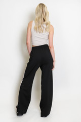 Side Stripe Panelled Wide Leg Trouser