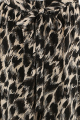 Elasticated Leopard Print Wide Leg Trouser