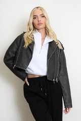 PU Biker Jacket