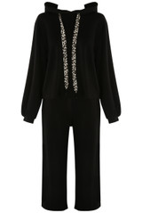 Leopard String Hoodie & Trouser Loungewear