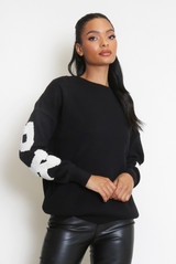 New York Embossed Jumper