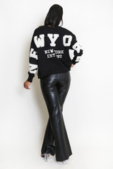 New York Embossed Jumper