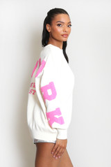 New York Embossed Jumper