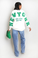 New York Embossed Jumper