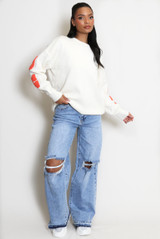 New York Embossed Jumper