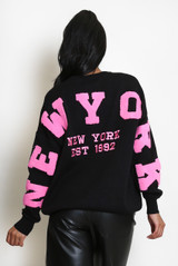 New York Embossed Jumper