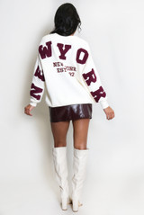New York Embossed Jumper