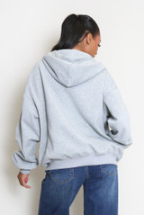 Glitter Zipper Hoodie 