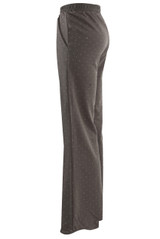 Studs Trim Wide Leg Trousers