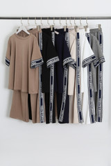 Slogan Edge T-Shirt And Trouser Set
