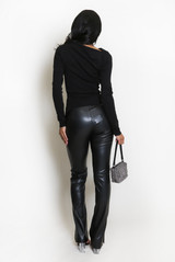 Fine Knit Side Ruched Jumper