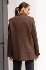 Wool Blend Oversized Blazer