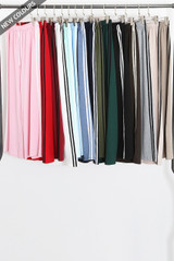 Side Stripe Wide Leg Trousers
