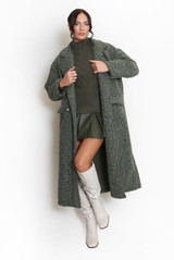Boucle Oversized Coat