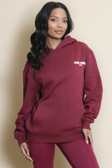 New York Bubble Slogan Hooded Sweatshirt