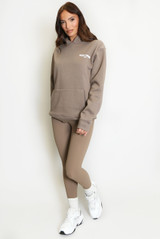 New York Bubble Slogan Hooded Sweatshirt