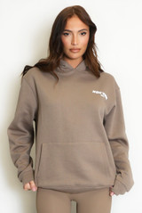 New York Bubble Slogan Hooded Sweatshirt