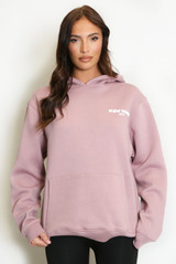 New York Bubble Slogan Hooded Sweatshirt