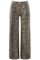 Leopard Dad Fit Jeans