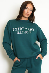Chicago Embroidered Sweatshirt