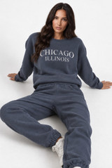 Chicago Embroidered Sweatshirt