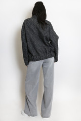 Wool Look Bomber Jacket