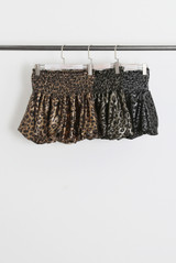 Leopard High Waist Bubble Skirt 