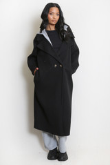 Combined Overcoat With Hood