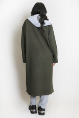 Combined Overcoat With Hood