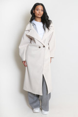 Combined Overcoat With Hood