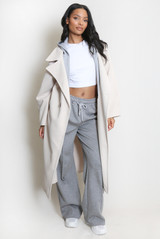 Combined Overcoat With Hood