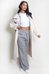 Combined Overcoat With Hood