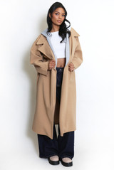 Combined Overcoat With Hood