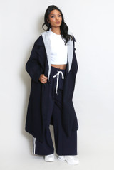 Combined Overcoat With Hood