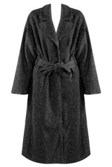 Chevron Tie Up Overcoat