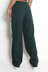 Elasticated Trouser With Chenille Side Sports Stripe