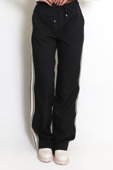 Elasticated Trouser With Chenille Side Sports Stripe