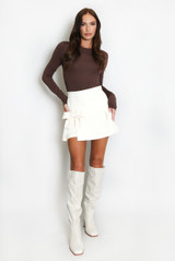 Round Neck Long Sleeve Bodysuit