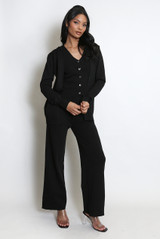 Fine Knit Three Piece Set
