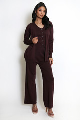 Fine Knit Three Piece Set