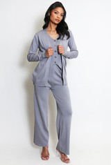 Fine Knit Three Piece Set