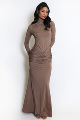 Front Tie Maxi Dress
