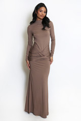 Front Tie Maxi Dress