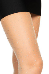 Irridescent Embellished Tights