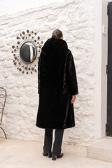Hooded Faux Fur Coat